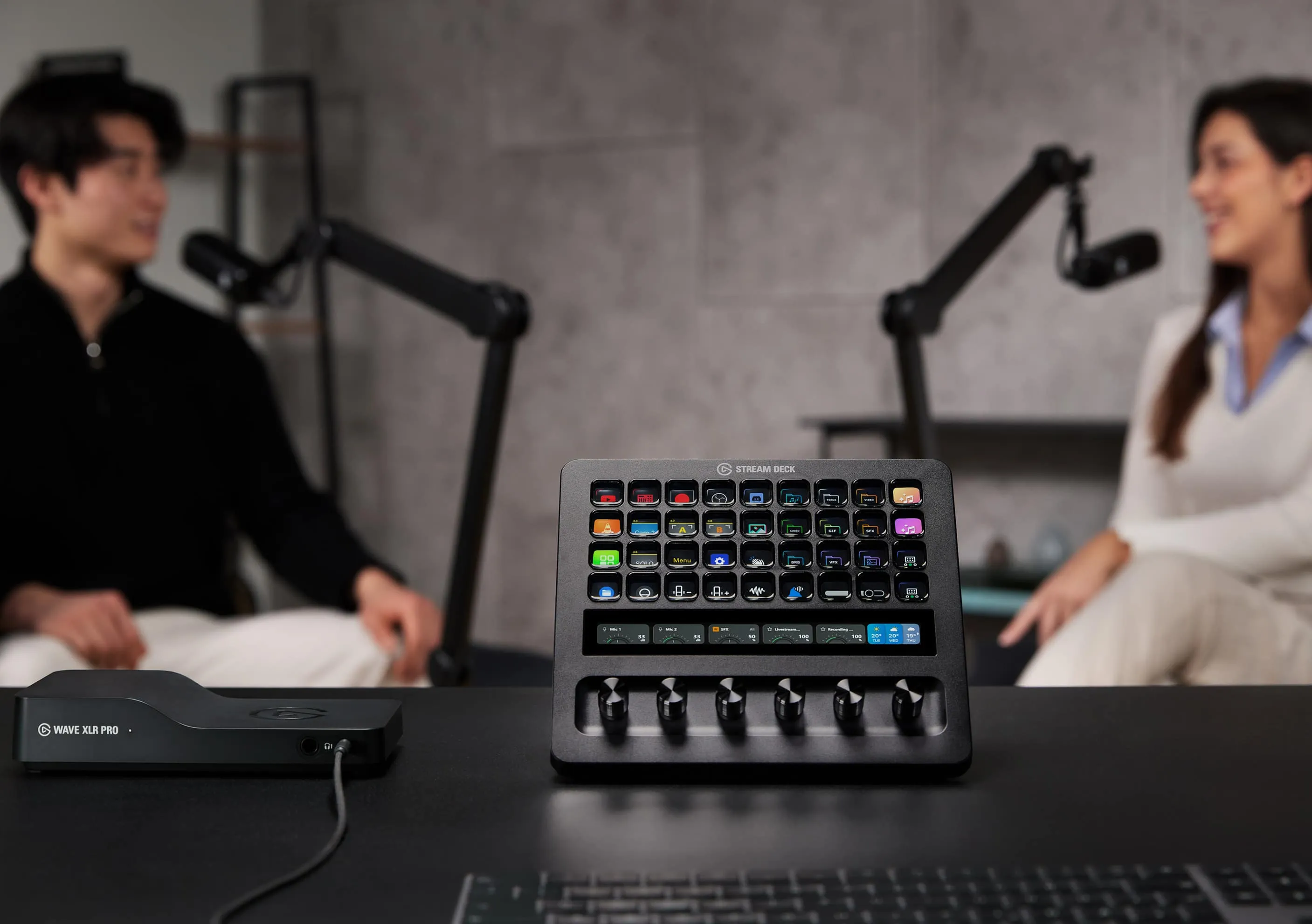 Elgato Stream Deck + XL kontrollkonsol, 36 knappar, USB Type-C, 1,5 m