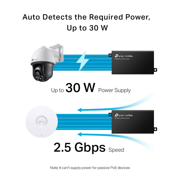 TP-LINK TL-POE260S 2.5G POE+ INJECTOR ADAPTER