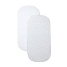 Shnuggle Air Cot Fitted Sheets 2-Pack White