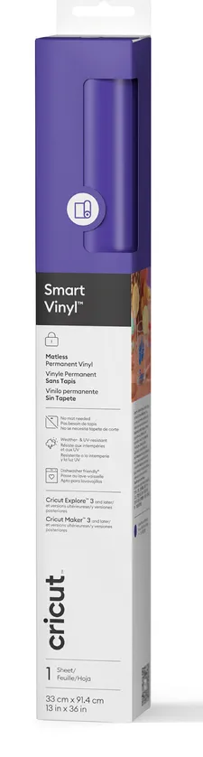 Cricut Smart Vinyl Permanent 33x91cm 1 sheet (Purple)