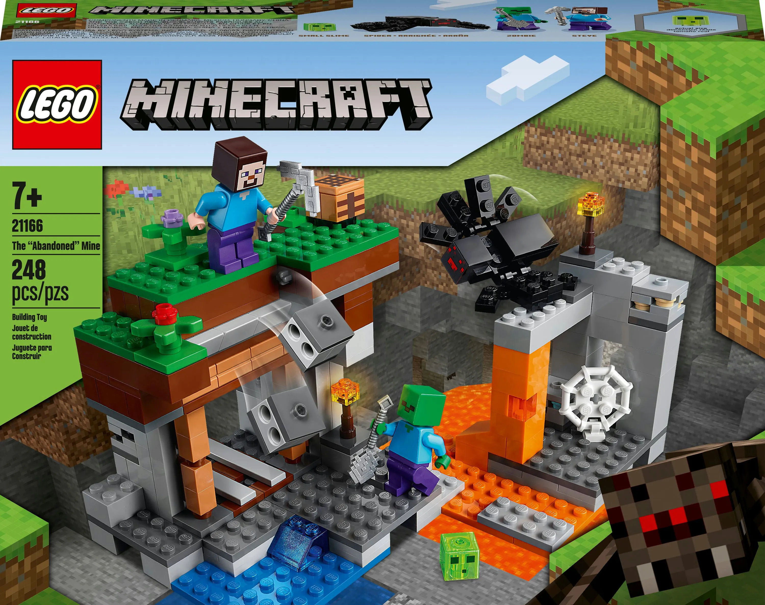 Lego Minecraft &rdquo;Hyl&auml;tty&rdquo; kaivos 21166