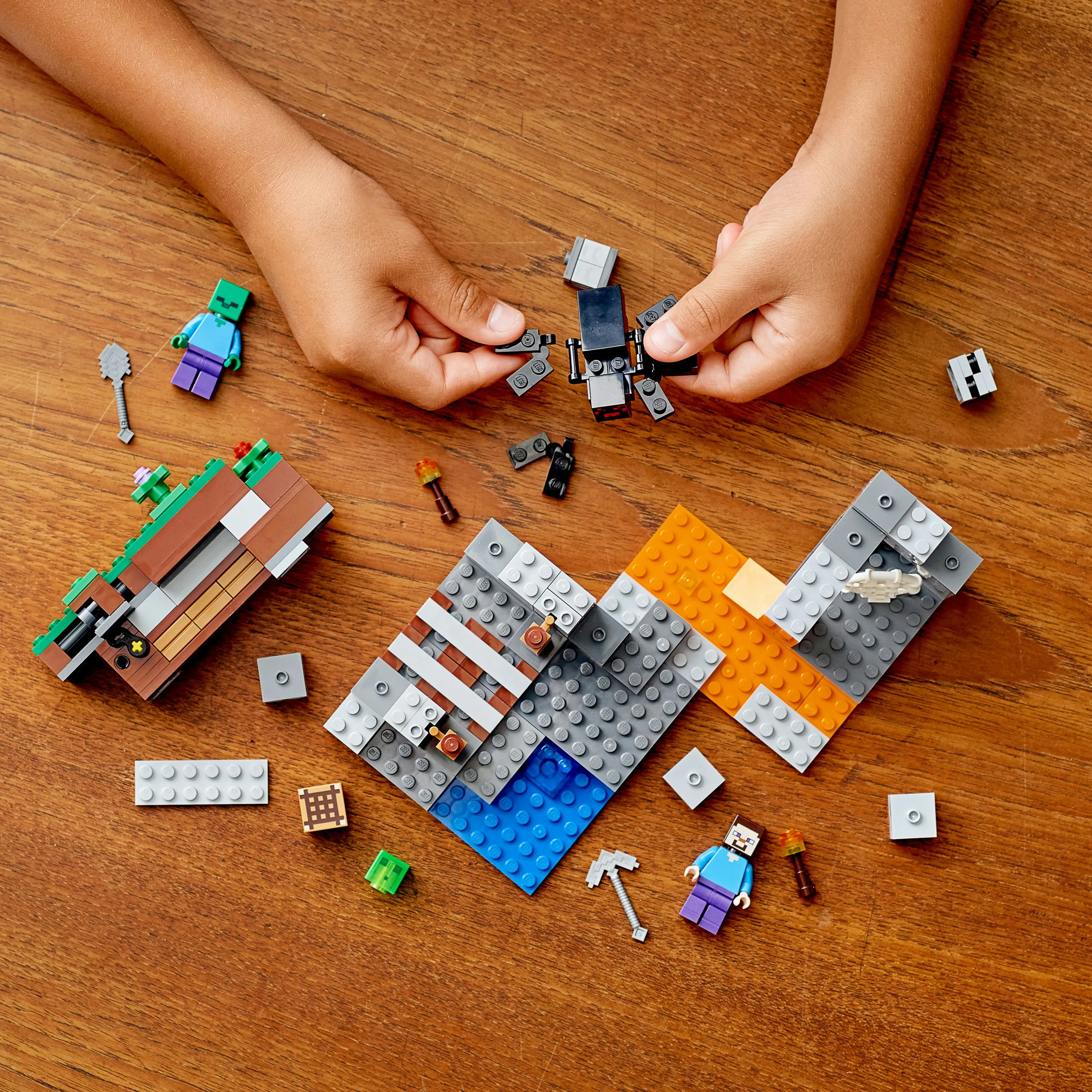 Lego Minecraft &rdquo;Hyl&auml;tty&rdquo; kaivos 21166
