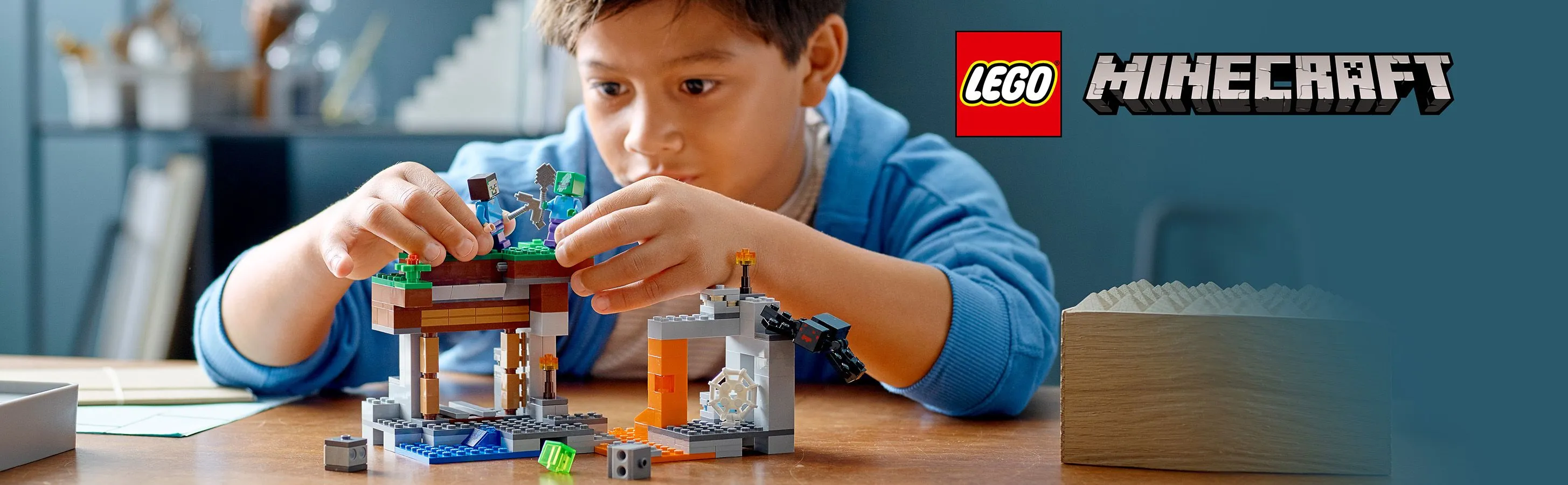 Lego Minecraft &rdquo;Hyl&auml;tty&rdquo; kaivos 21166