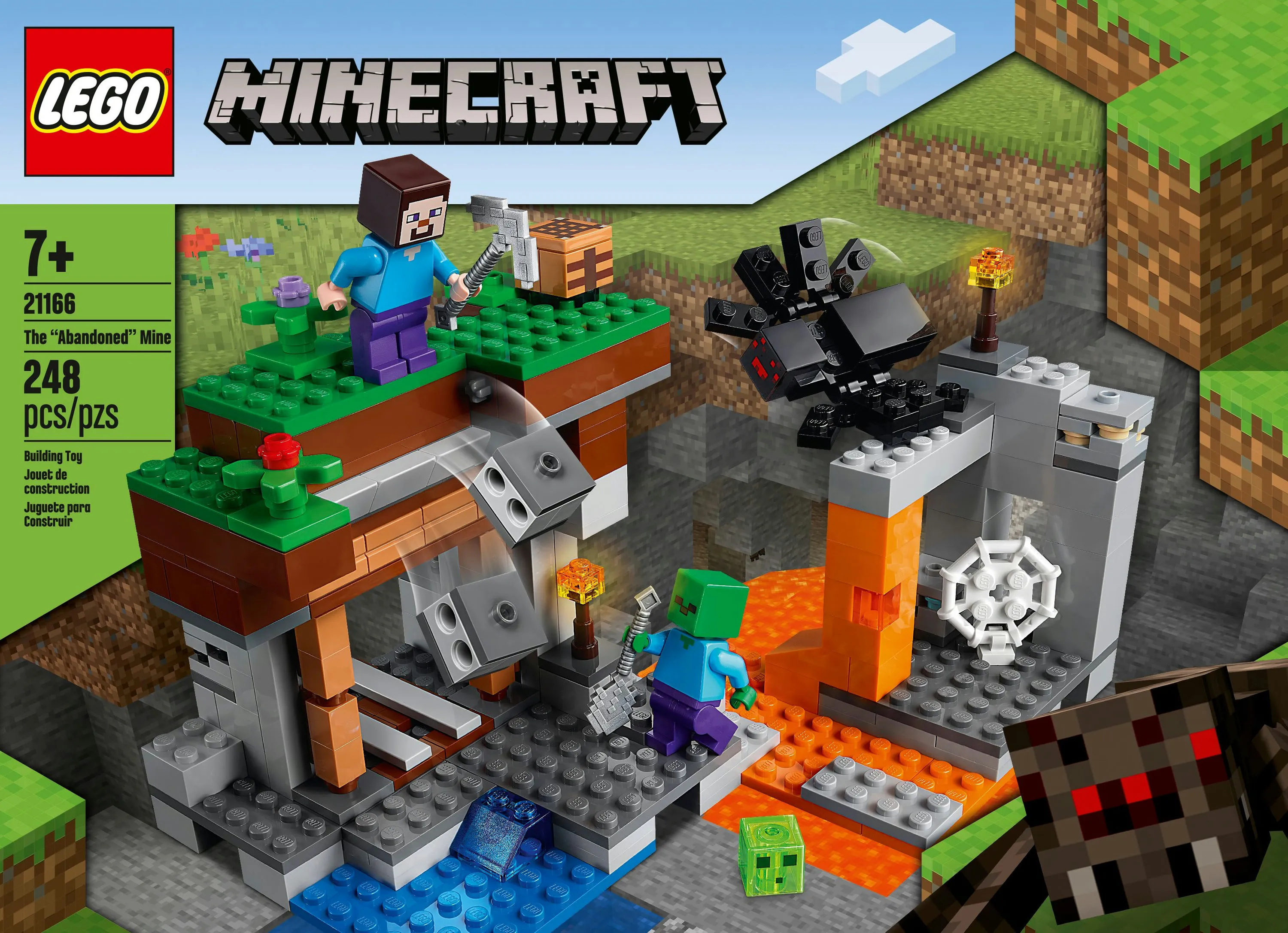 Lego Minecraft &rdquo;Hyl&auml;tty&rdquo; kaivos 21166