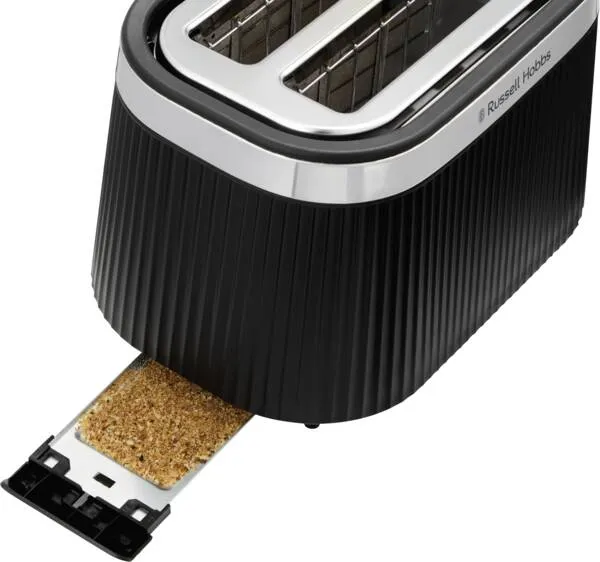 Russell Hobbs Bront&euml; br&ouml;drost, 2 skivor, mattsvart