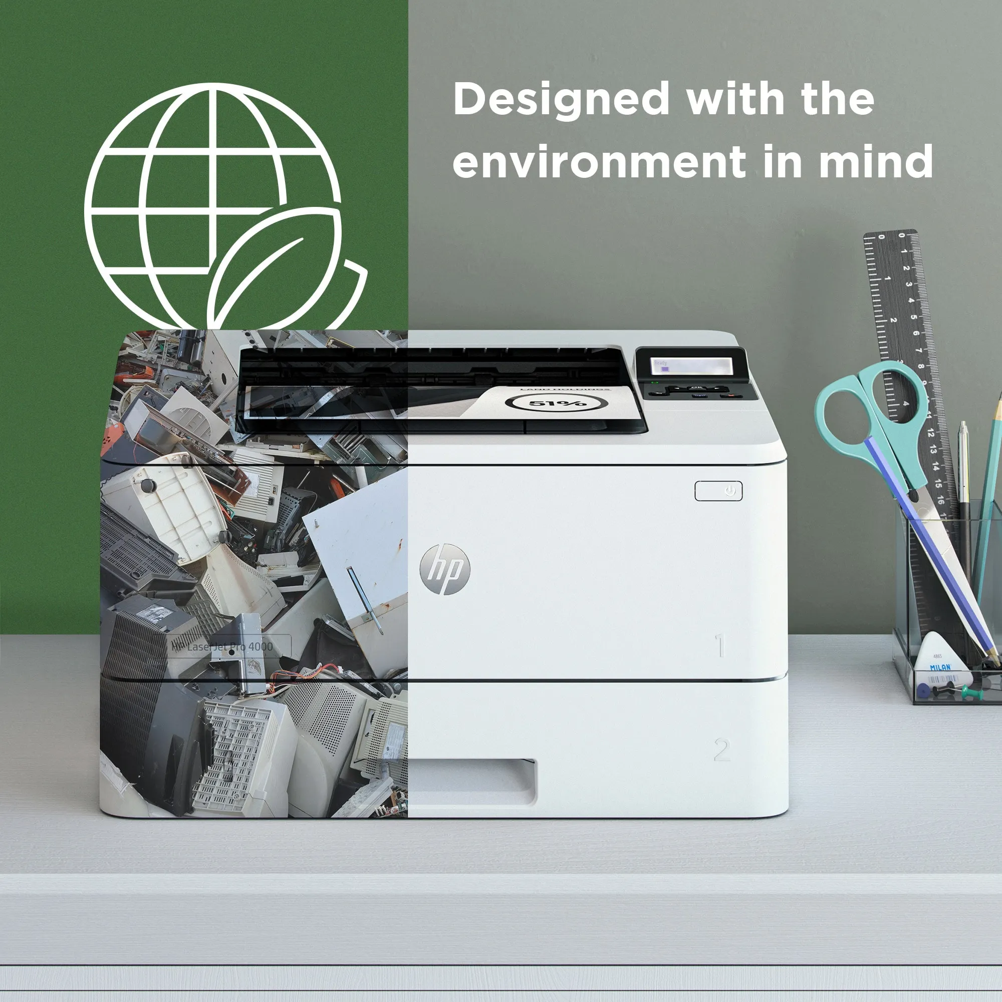 HP LaserJet Pro 4002dne Printer