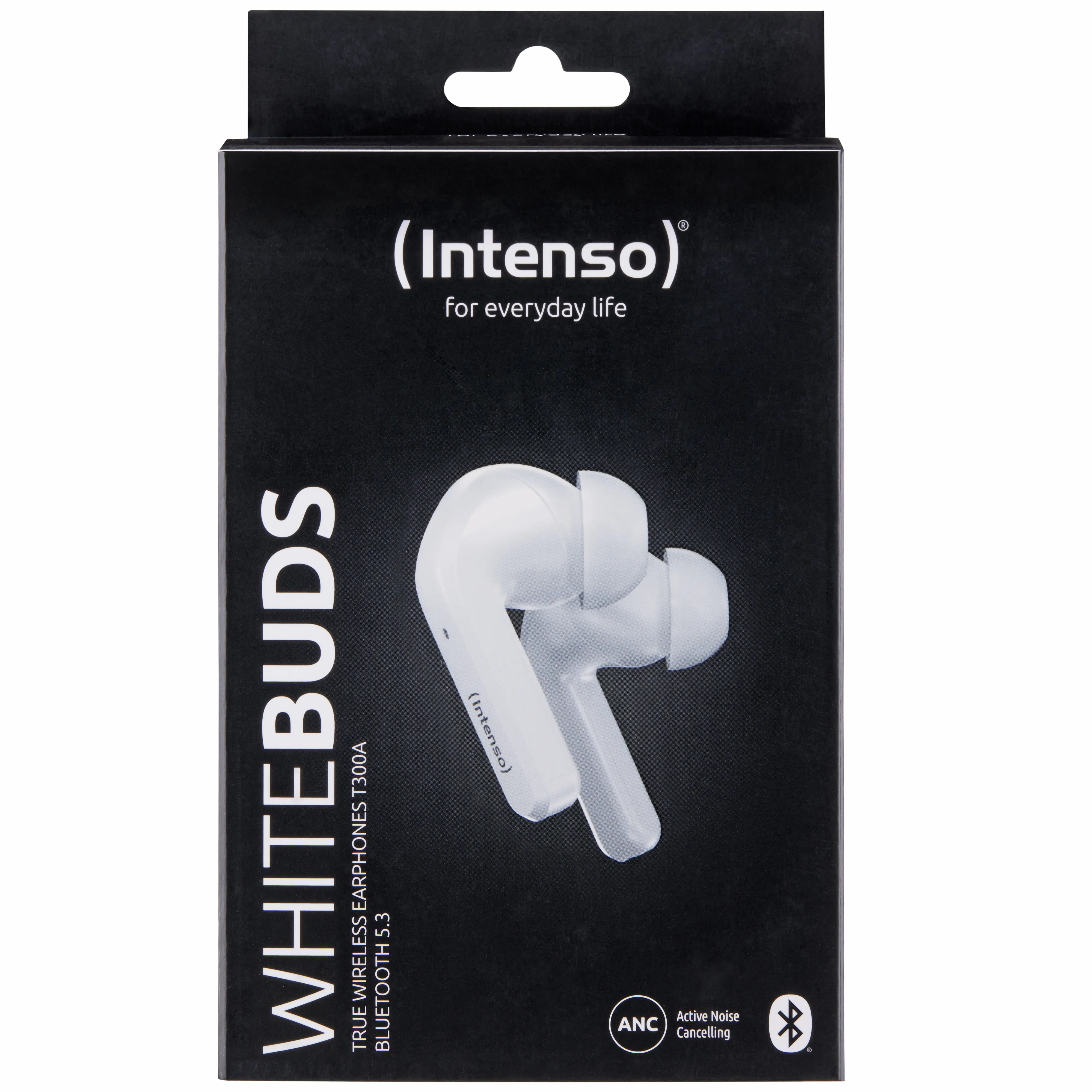 Intenso Buds T302A TWS USB Typ-C Vita - Bluetooth-hörlurar