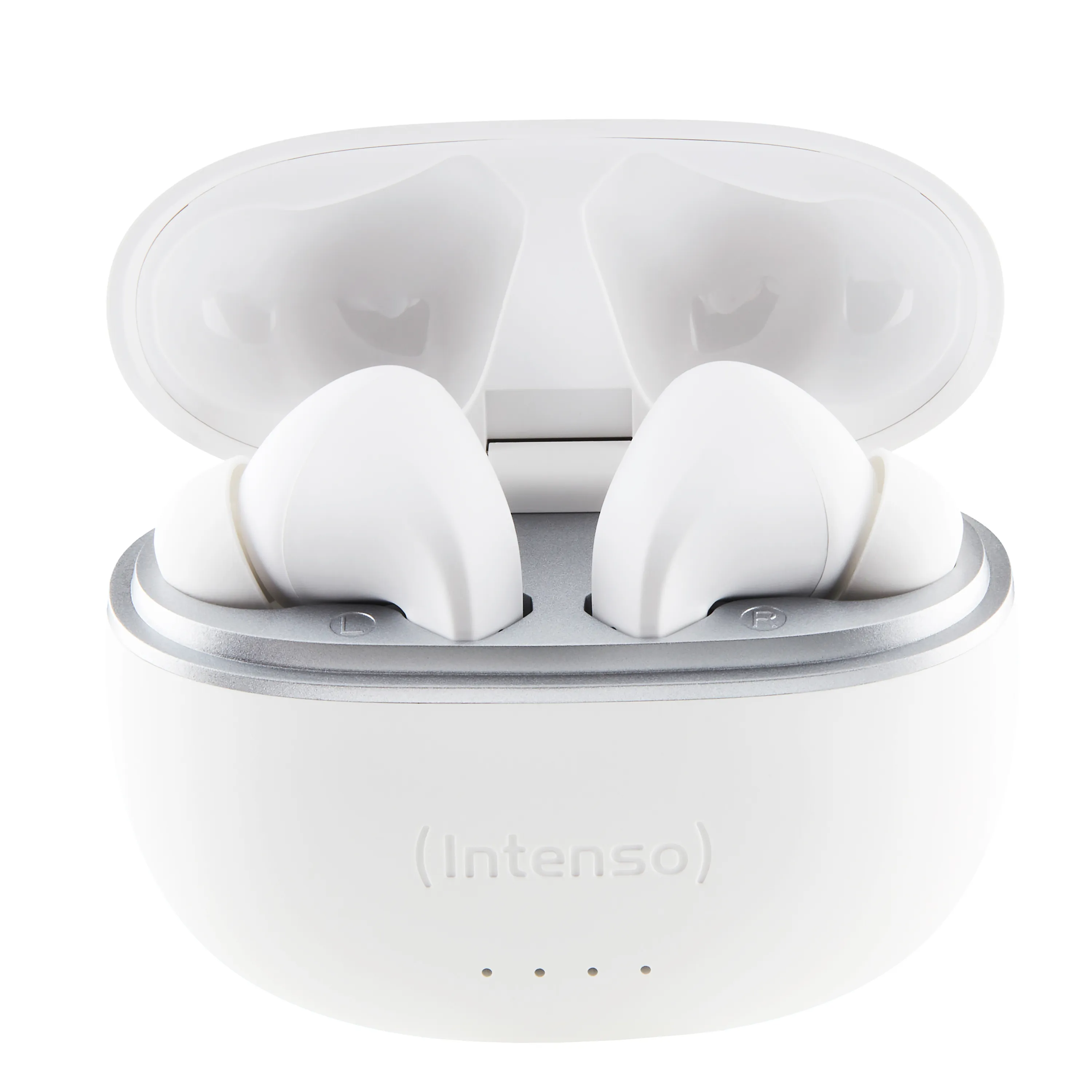Intenso Buds T302A TWS USB Typ-C Vita - Bluetooth-h&ouml;rlurar