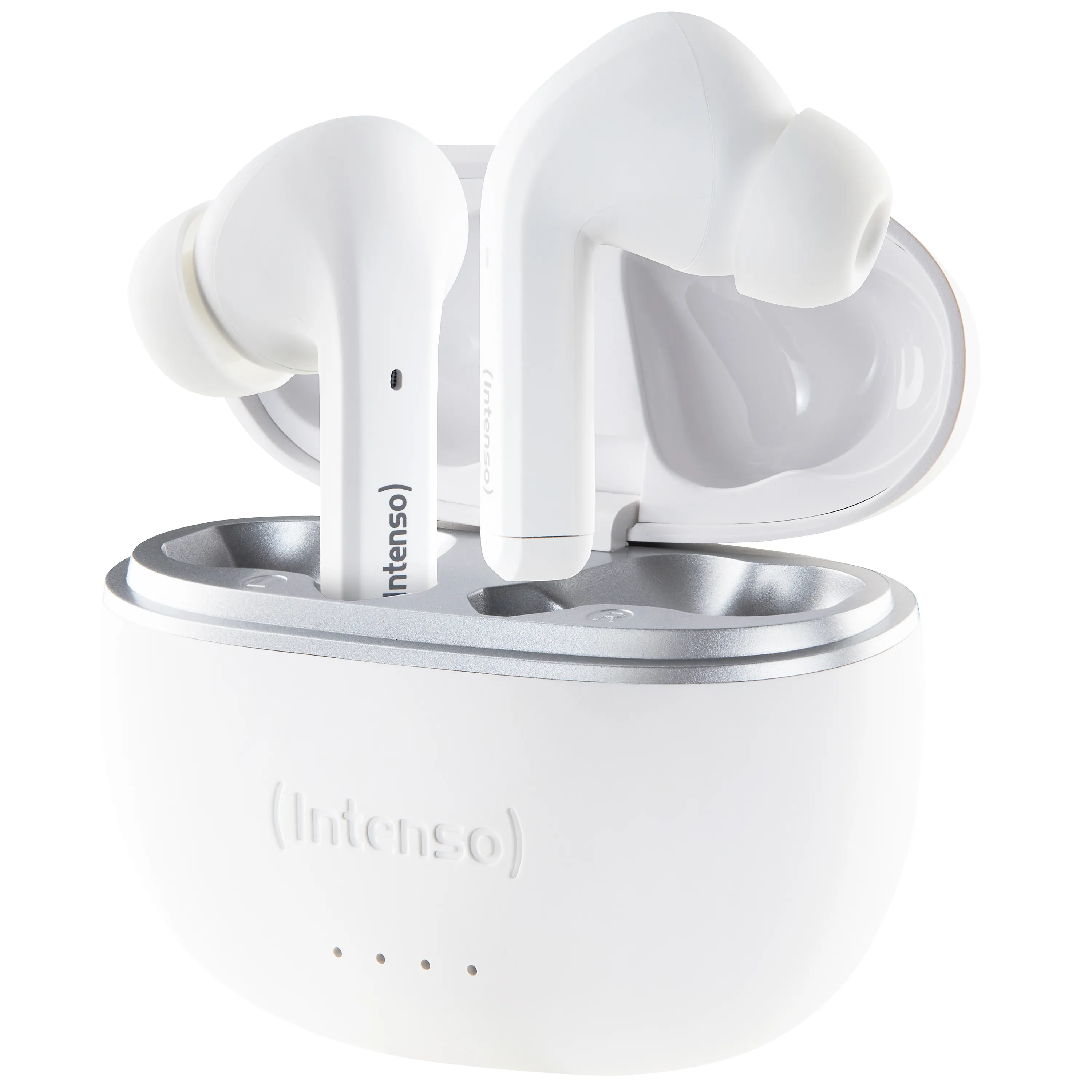 Intenso Buds T302A TWS USB Typ-C Vita - Bluetooth-h&ouml;rlurar