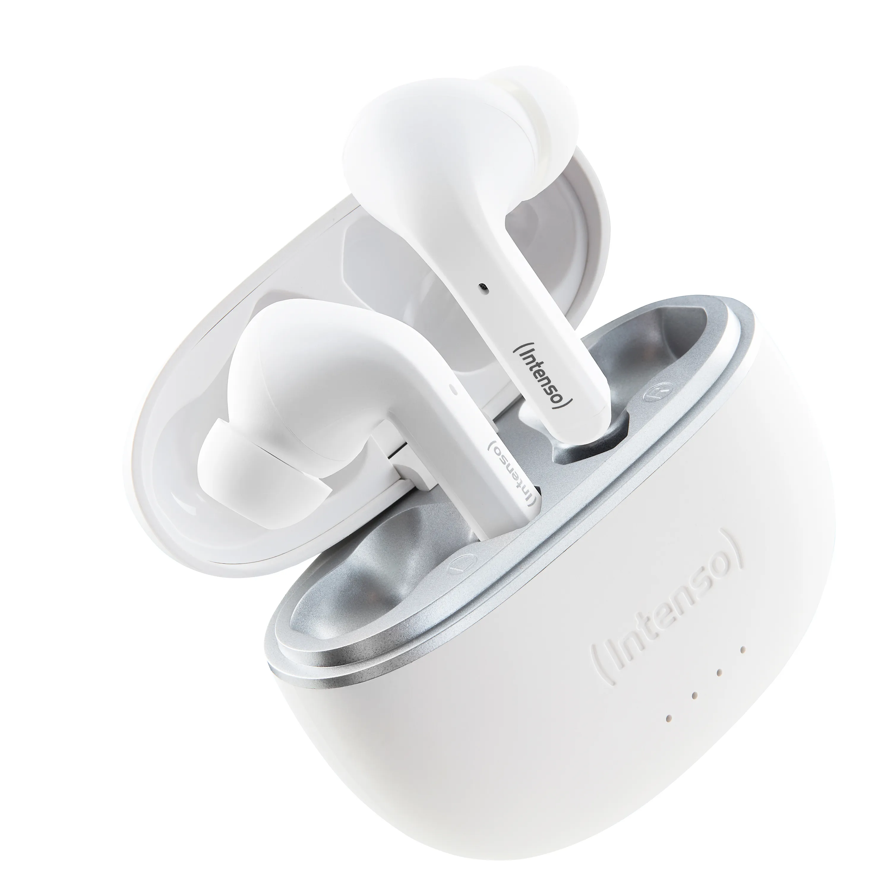Intenso Buds T302A TWS USB Typ-C Vita - Bluetooth-hörlurar