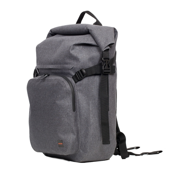 KNOMO HAMILTON Backpack 15inch - Roll top with front pocket GREY