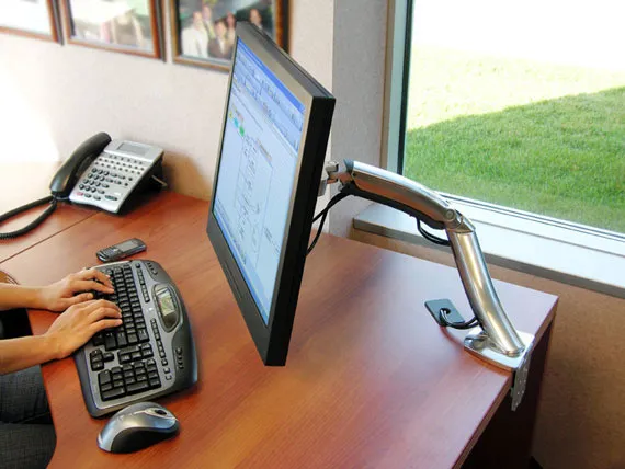 Ergotron Mounting Arm for Flat Panel max 30&quot;/13.6kg