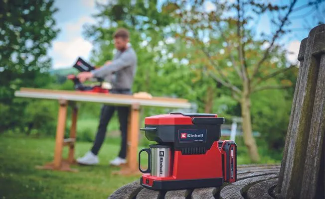 Einhell TE-CF 18 Li-Solo -kahvinkeittin, punainen