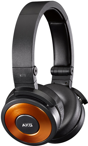 AKG K 619 sulj. headset, 32Ohm, 16-24000Hz, 100dB/V, 2m kaapeli, orans