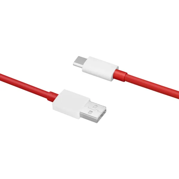 OnePlus SUPERVOOC USB-A - USB-C 10A - kabel, R&ouml;d, 1.5m