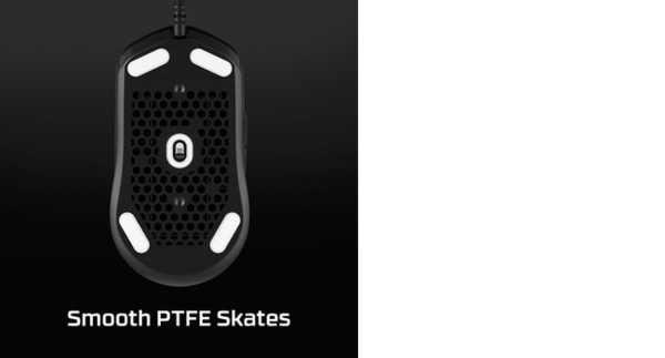 HyperX Pulsefire Haste 2 tr&aring;dbunden gamingmus, vit