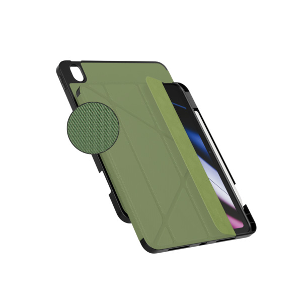 Epico SolidWoven Flip Case | iPad 10,9" (A14)/11" (A16) | Green | Integrated Stand  &amp;  Apple Pencil Storage