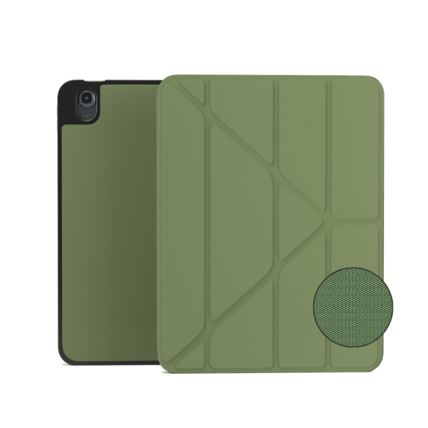 Epico SolidWoven Flip Case | iPad 10,9" (A14)/11" (A16) | Green | Integrated Stand  &amp;  Apple Pencil Storage