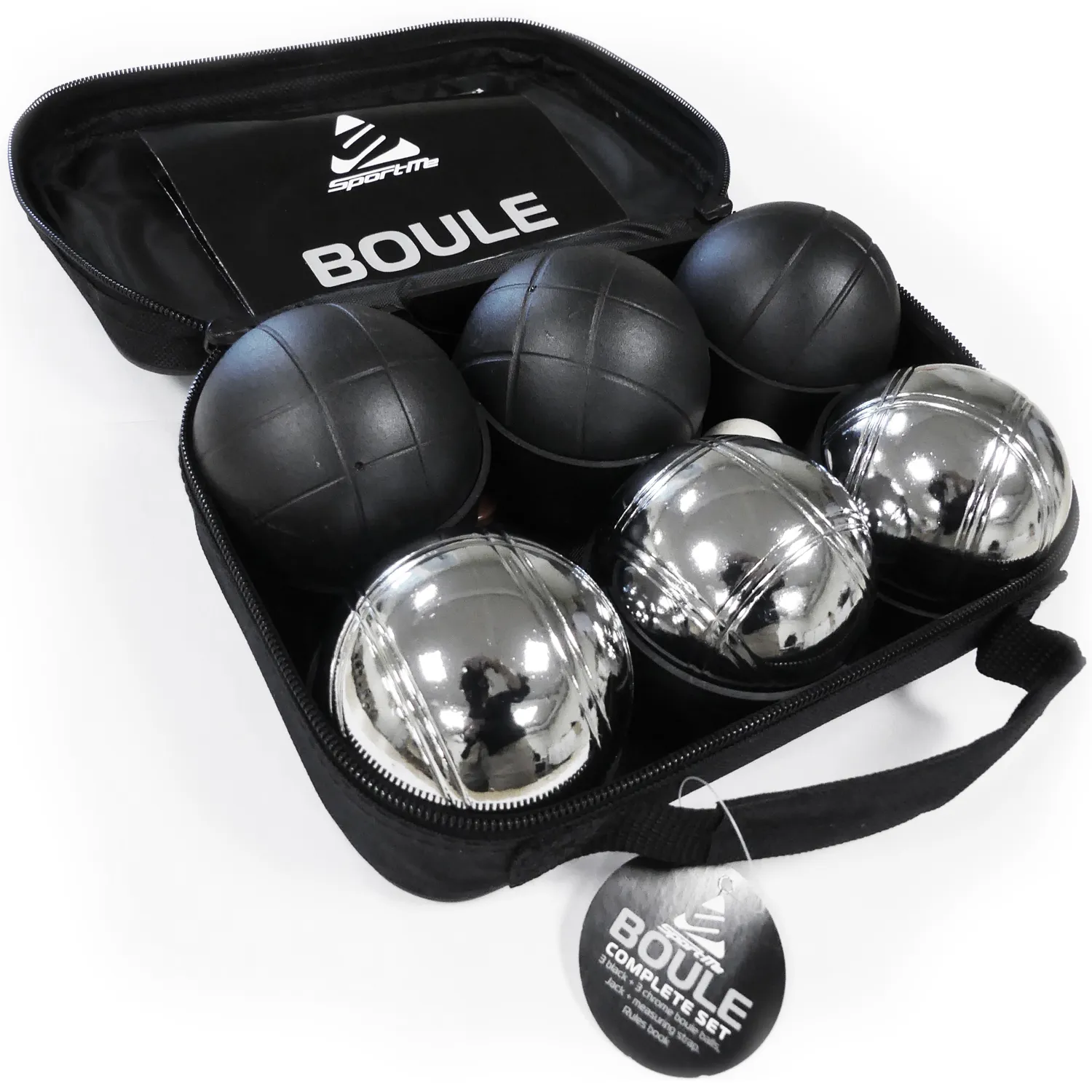 SportMe Boule Set med V&auml;ska