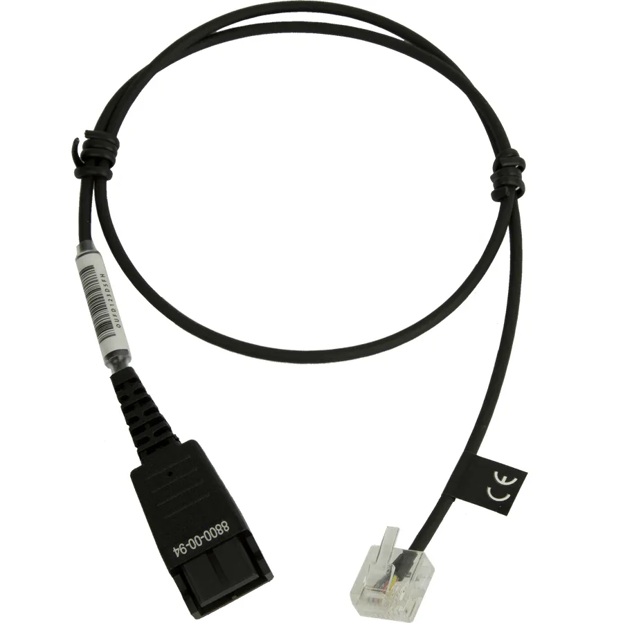 Jabra - Kuulokkeiden kaapeli - Pikairrotus to RJ-45 - 50 cm