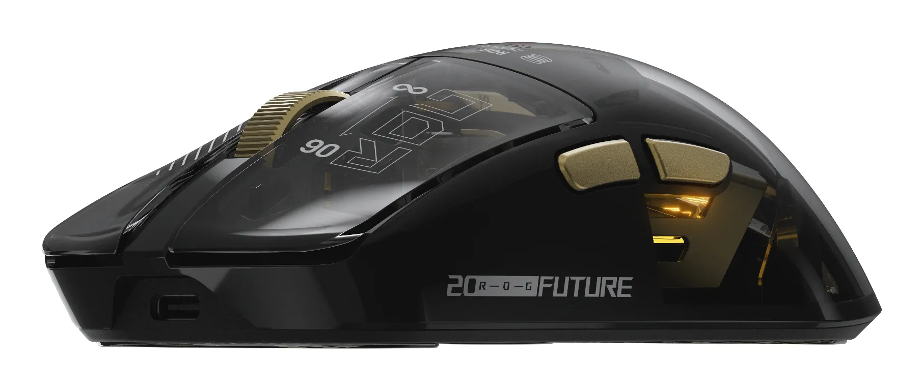 ASUS ROG Harpe II Extreme Edition 20 -langaton pelihiiri, musta ja 24K gold details