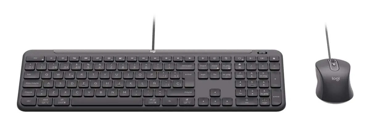 Logitech Signature Slim MK620 for Business tangentbord och mus, grafit