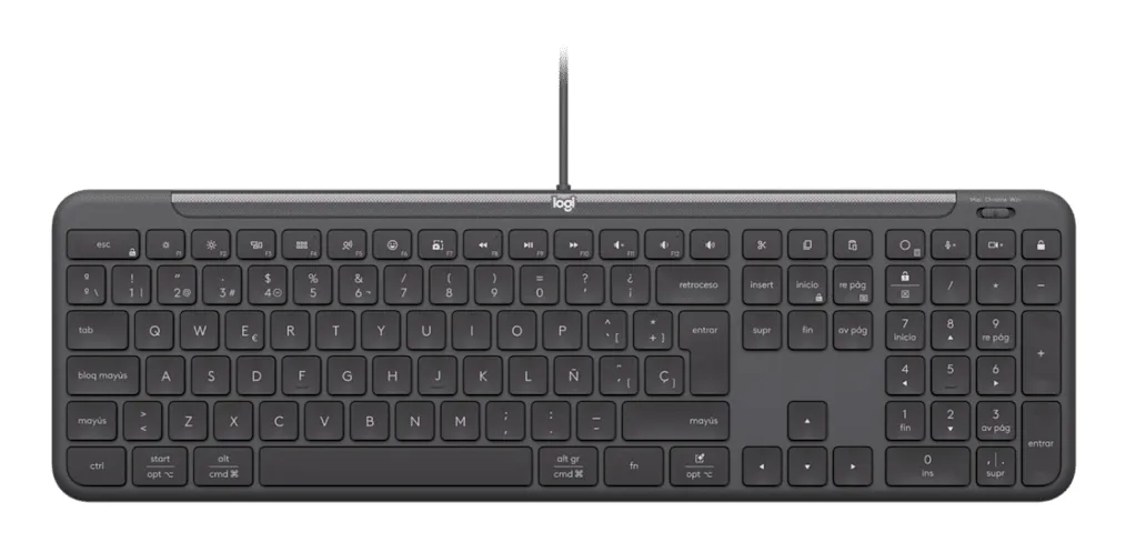Logitech Signature Slim MK620 for Business tangentbord och mus, grafit