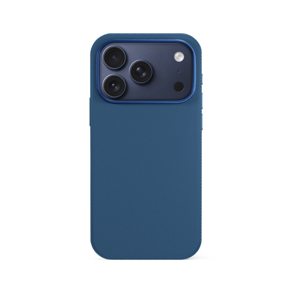 Epico SolidWoven Pro Mag+ Case | iPhone 17 Pro | Qi2  &amp;  MagSafe Compatible | Blue | Camera Island Protection