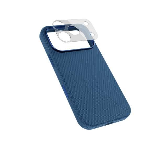 Epico SolidWoven Pro Mag+ Case | iPhone 17 Pro | Qi2  &amp;  MagSafe Compatible | Blue | Camera Island Protection