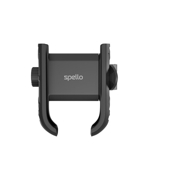 Spello Bicycle Phone Holder | Black | Secure Anti-Slip Grip | For Phones Up To 7.2 &rdquo;