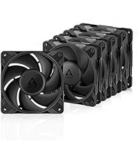 ARCTIC P12 Pro PST LN PWM Fan Kit, Fluid Dynamic Bearing, 120mm, 5-pack, Black