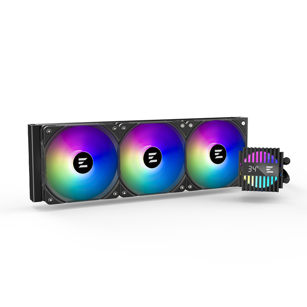 Zalman ALPHA2 A36 360mm ARGB Liquid Cooler, Black