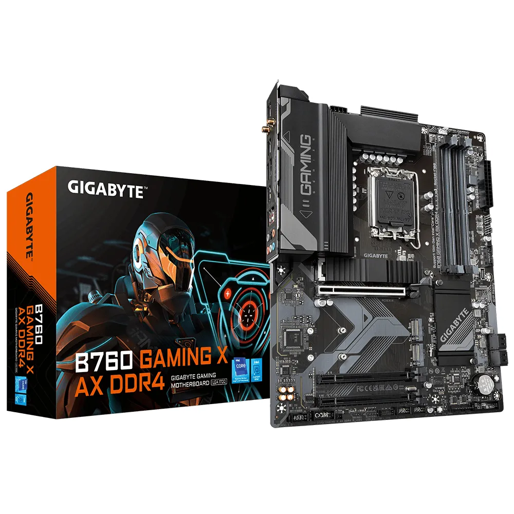 Gigabyte B760 GAMING X AX DDR4 ATX - moderkort