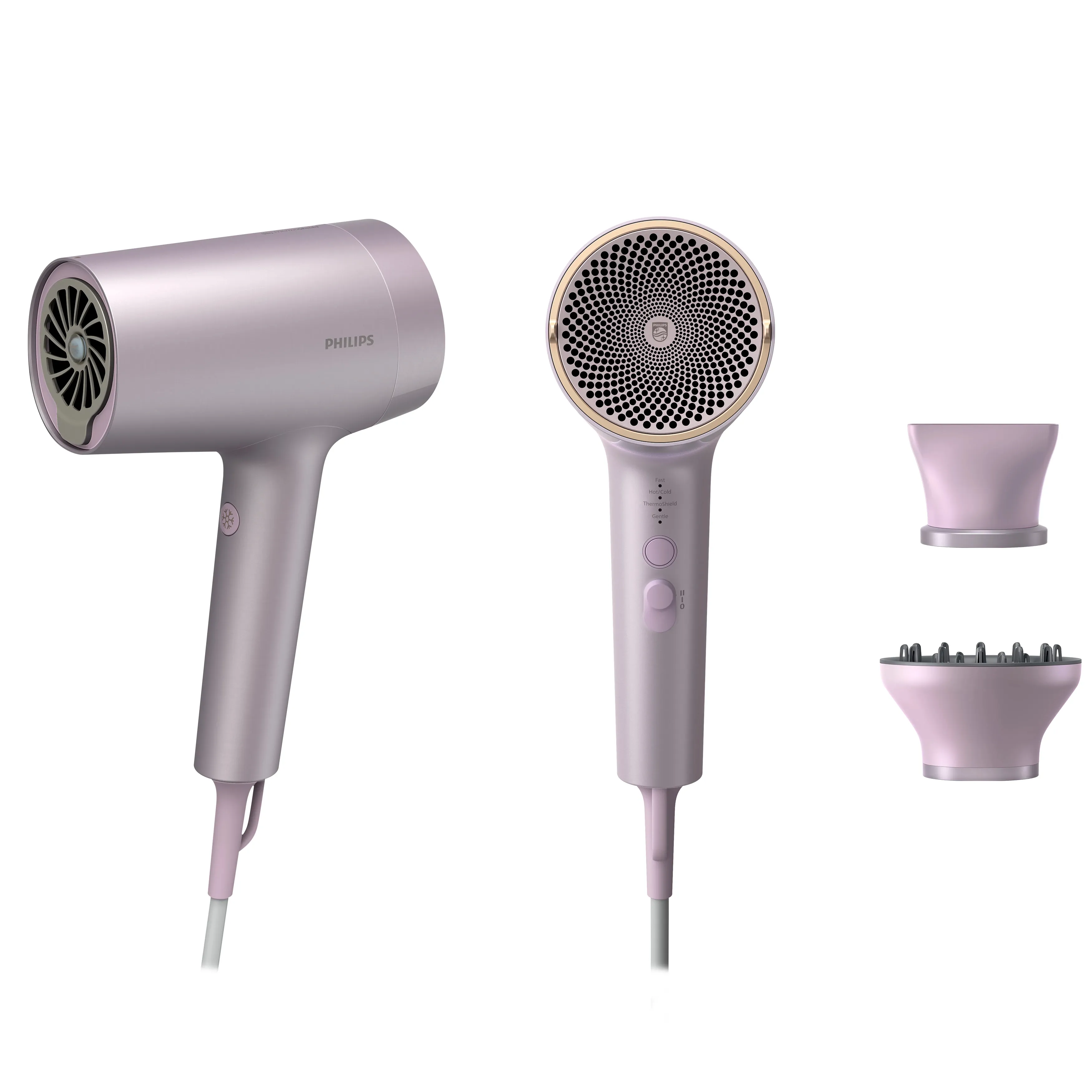 Philips 7000 Series BHD723/10 1800 W h&aring;rtork, lila