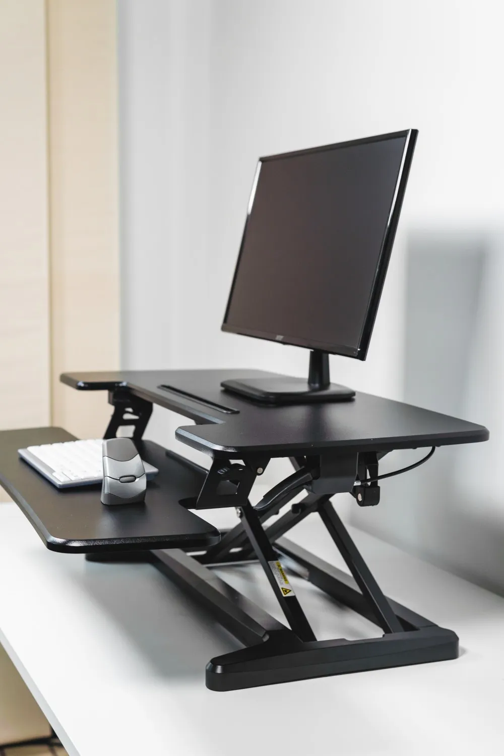 Adjustable Sit-Stand Desk Riser 2, Black