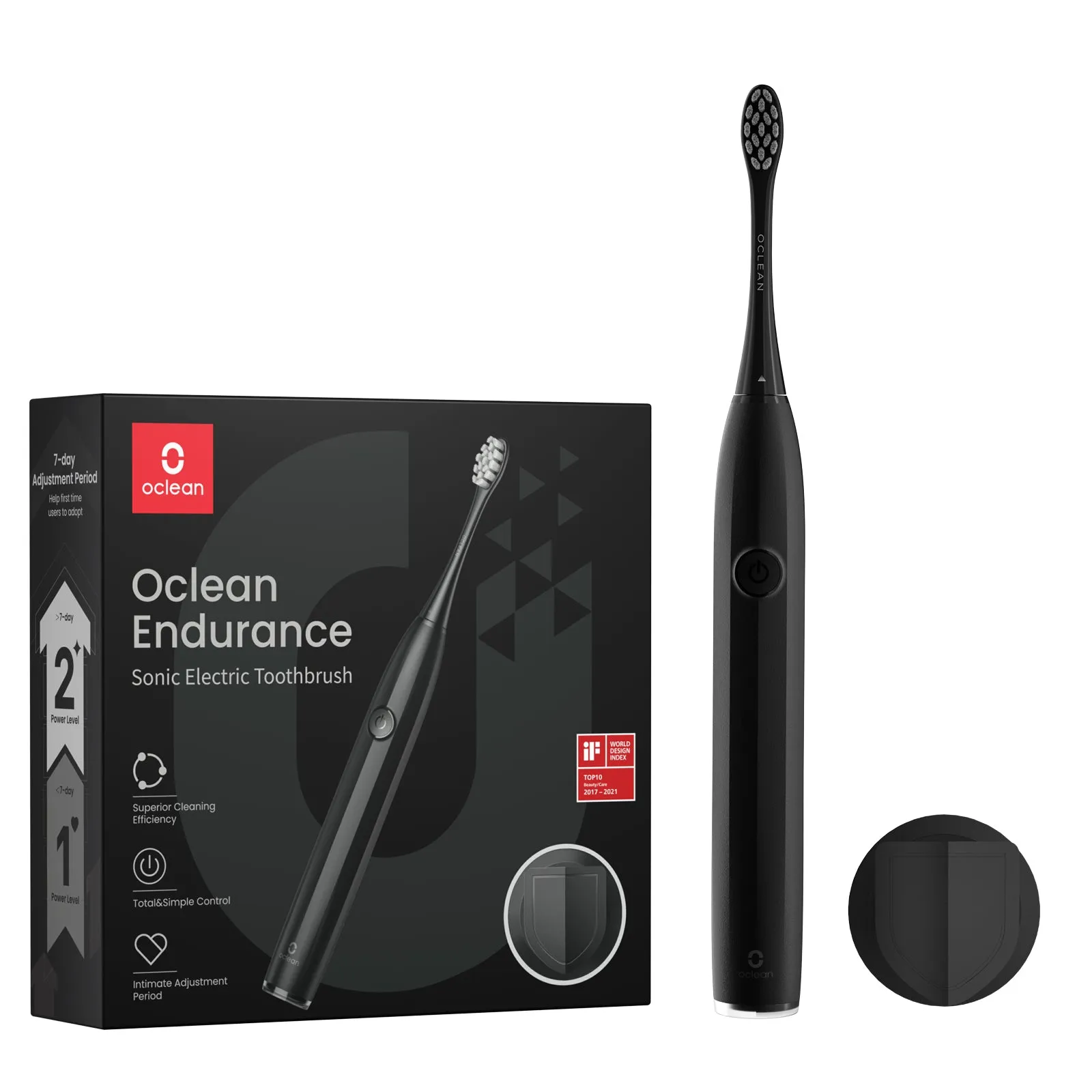 Oclean Endurance -sähköhammasharja, Musta
