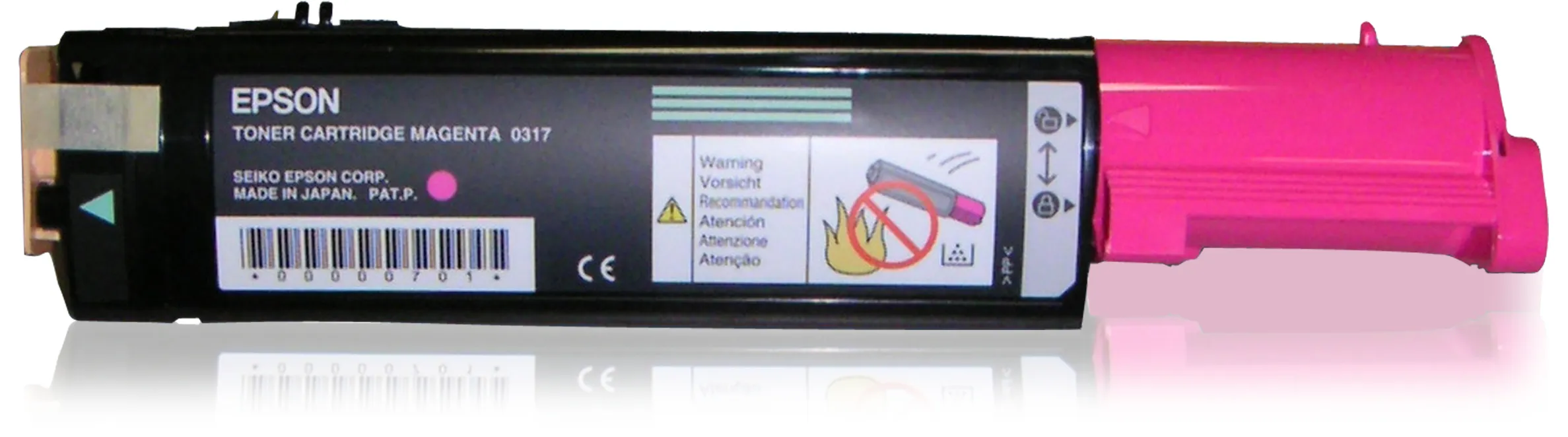 Epson Aculaser C13S050317 -laserv&auml;rikasetti, magenta