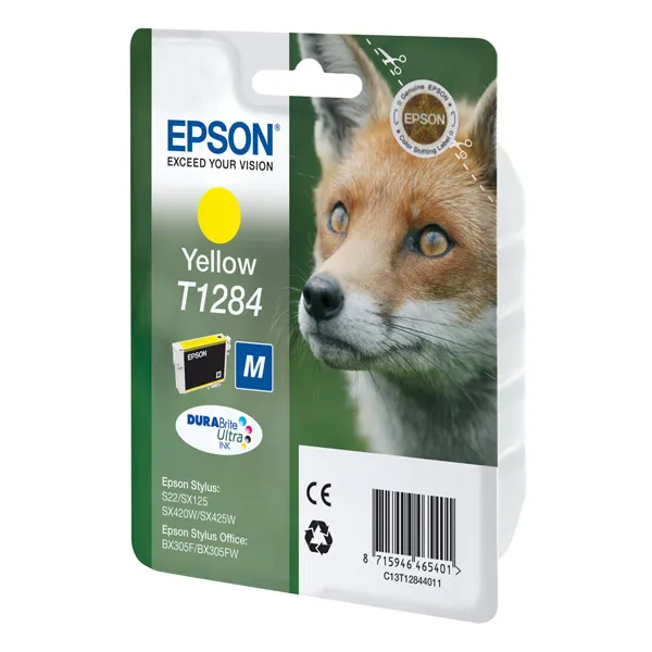 Epson T1284 bl&auml;ckpatron, 3.5 ml, gul