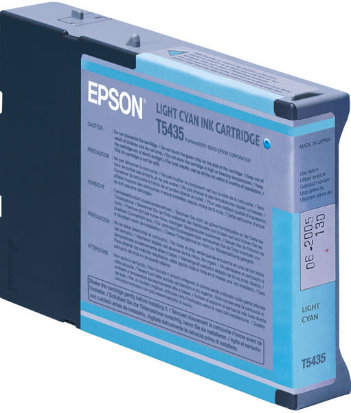 Epson T5435 - 110 ml - vaalea sinivihre&auml; - alkuper&auml;inen - mustepatruuna malleihin Color Proofer 7600, 9600, Stylus Pro 4000, Pro 4000 C8, Pro 7600, Pro 7600 CAD