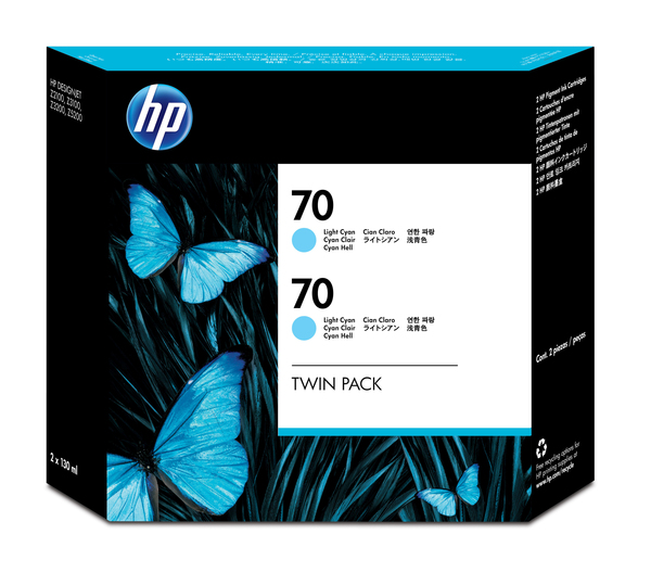 No70 Light Cyan ink Viveratwin-pack(2)