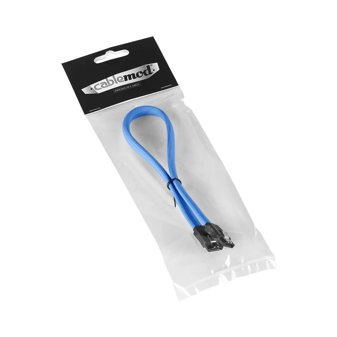 CableMod ModMesh SATA 3 Cable 30cm - light blue