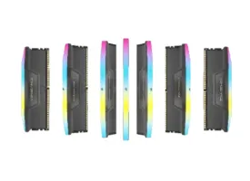 Corsair Vengeance RGB 32GB (2 x 16GB) DDR5 6000 MHz, CL38 Memory, Grey (EXPO & XMP)