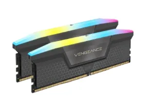 Corsair Vengeance RGB 32GB (2 x 16GB) DDR5 6000 MHz, CL38 Memory, Grey (EXPO & XMP)