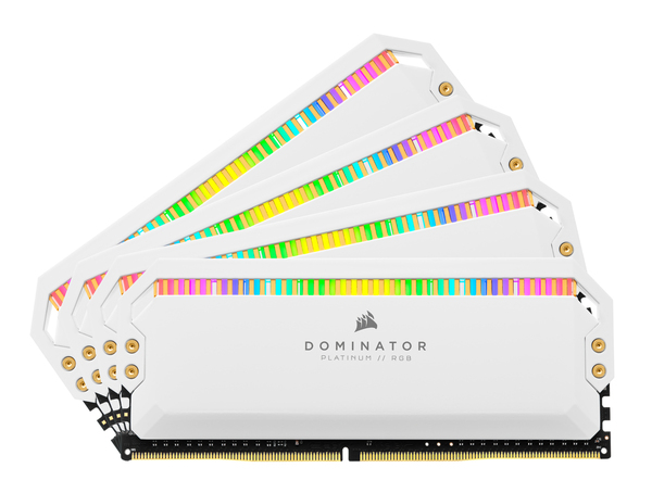 Corsair Dominator Platinum RGB 32GB (4 x 8 GB) DDR4 3600 MHz, CL18 - memory, White