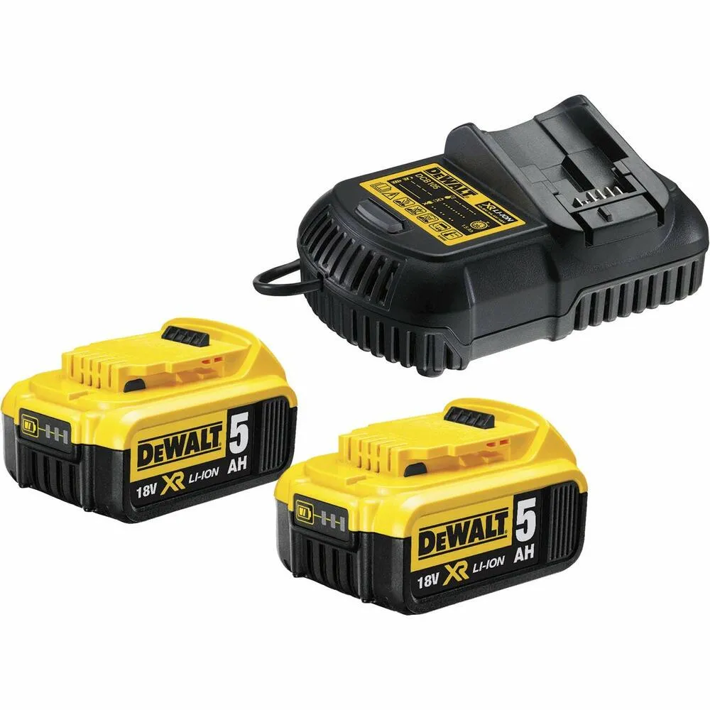 DeWALT XR DCB115 BATTERIKIT - MULTILADDARE XR OCH 2 X 2AH BATTERIER