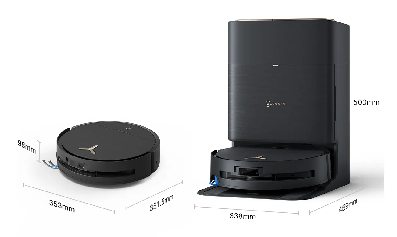 Ecovacs Deebot X9 Pro Omni Robot vacuum cleaner, Black