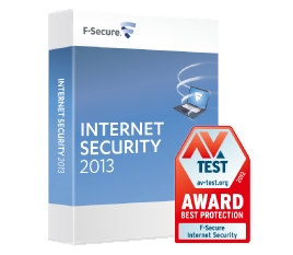 F-SECURE Internet Security 2013 p&auml;ivitys, 2 vuotta 3 k&auml;tt&auml;j&auml;&auml;