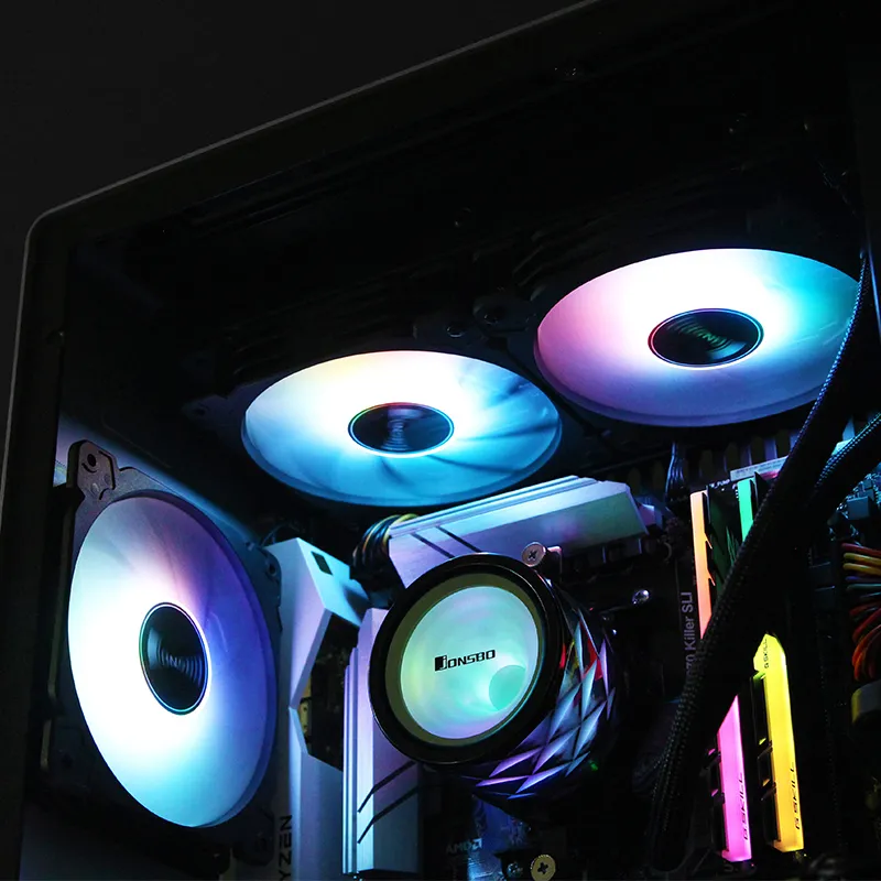Jonsbo FR-502 PWM, ARGB, 120mm - case fan, black