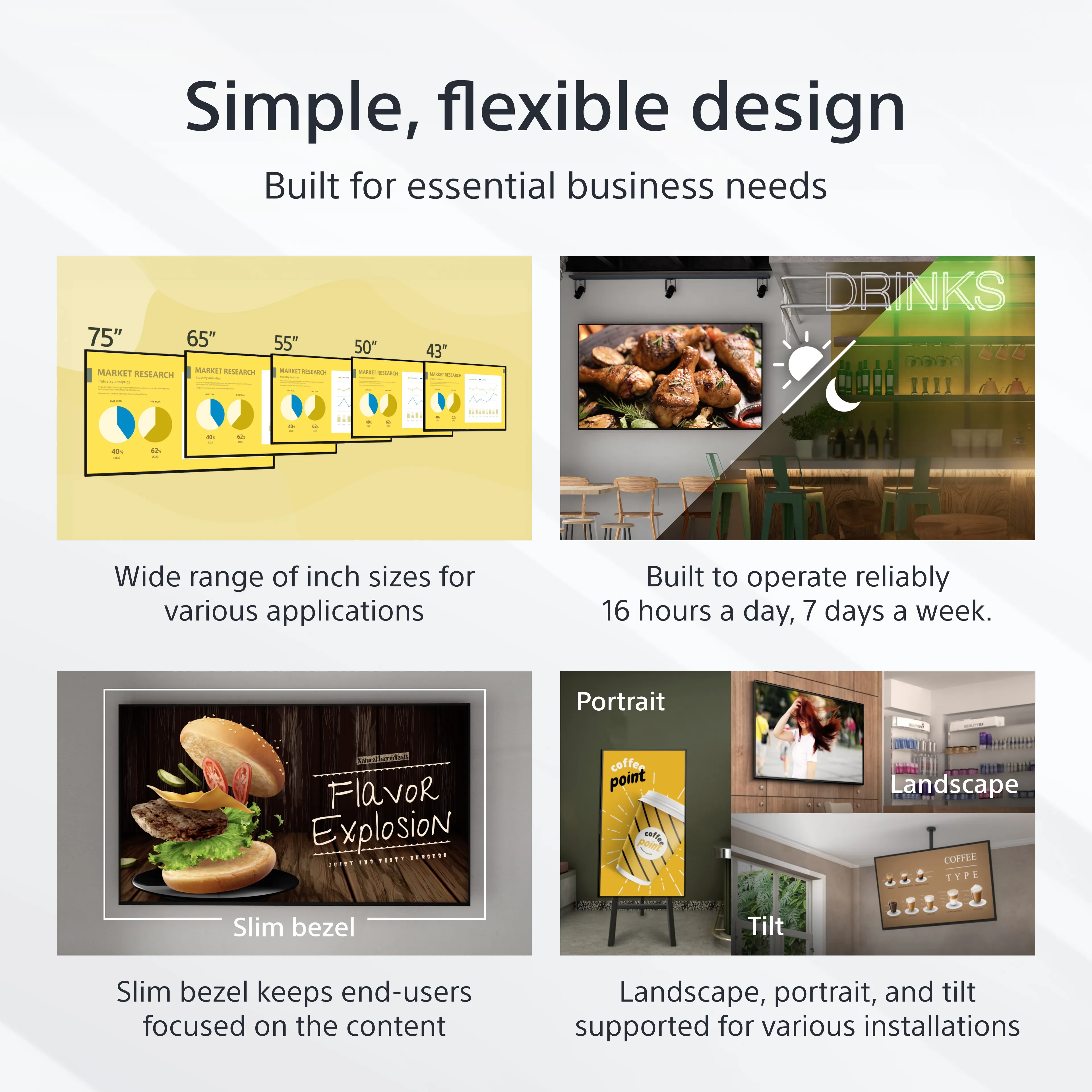 Sony 65" Pro BRAVIA LCD 350nit