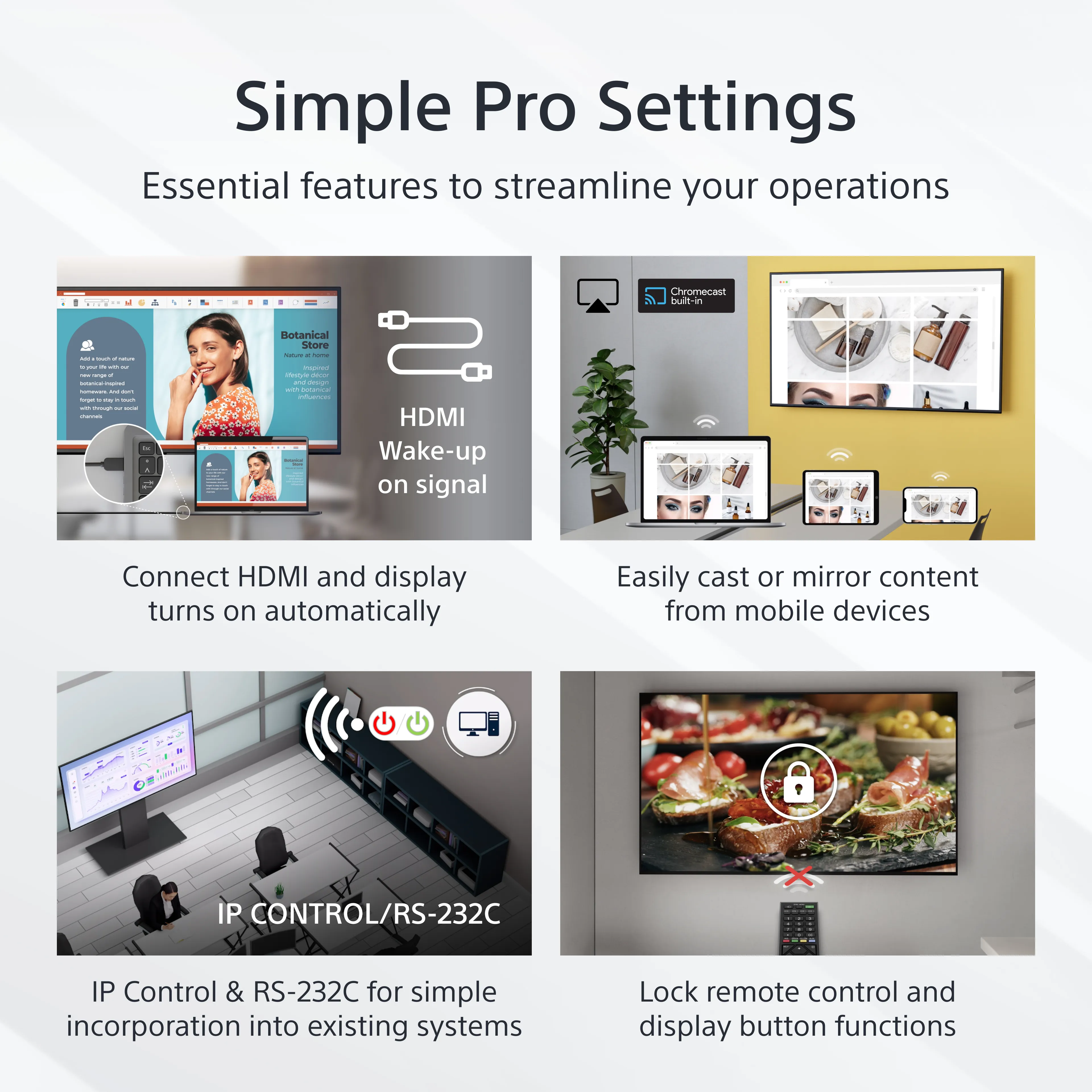 Sony 65" Pro BRAVIA LCD 350nit